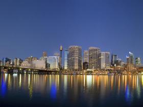 Twilight View of Darling Harbour